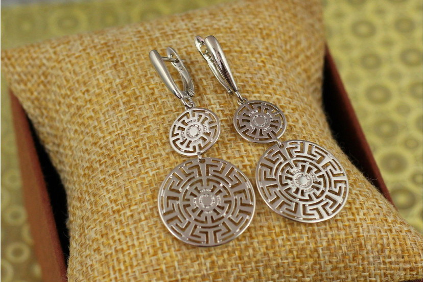 Сережки Xuping Jewelry підвіски містерія 4.7 см сріблясті