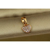 Кулон Xuping Jewelry маленьке серце 8 мм золотистий