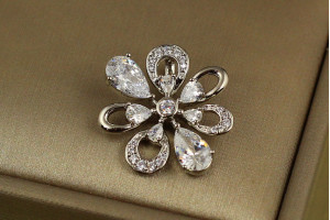 Кулон Xuping Jewelry мандала 2.3 см сріблястий