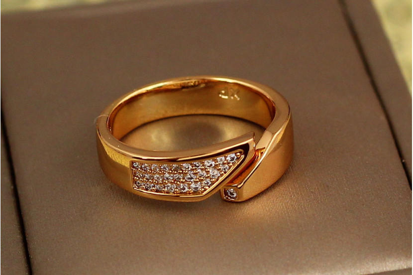 Кільце Xuping Jewelry Сіам р 16+ золотисте