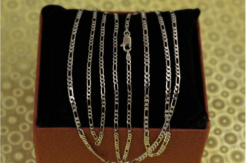 Ланцюг Xuping Jewelry фігаро 60 см 2 мм сріблястий