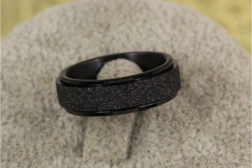 Кільце Xuping Jewelry шліфовка блек ган 16