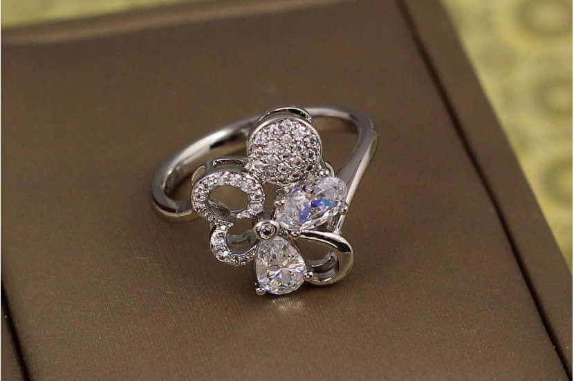 Кільце Xuping Jewelry локон пристрасті р 16 сріблясте