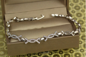 Браслет Xuping Jewelry Нью Йорк 19 см 6 мм сріблястий