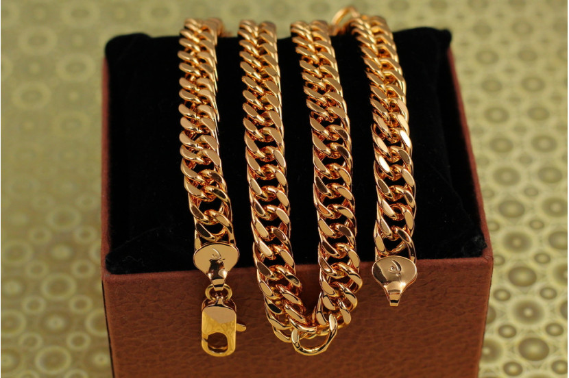 Ланцюг Xuping Jewelry кобра 50 см 9 мм золототистий