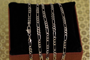 Цепь Xuping Jewelry Фікара 50 см 3,5 мм сріблястий