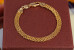 Браслет Xuping Jewelry бісмарк 19,5 см 6 мм золотистий