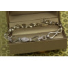 Браслет Xuping Jewelry кузня 17,5 см 8 мм сріблястий