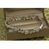 Браслет Xuping Jewelry козир 17 см 8 мм сріблястий