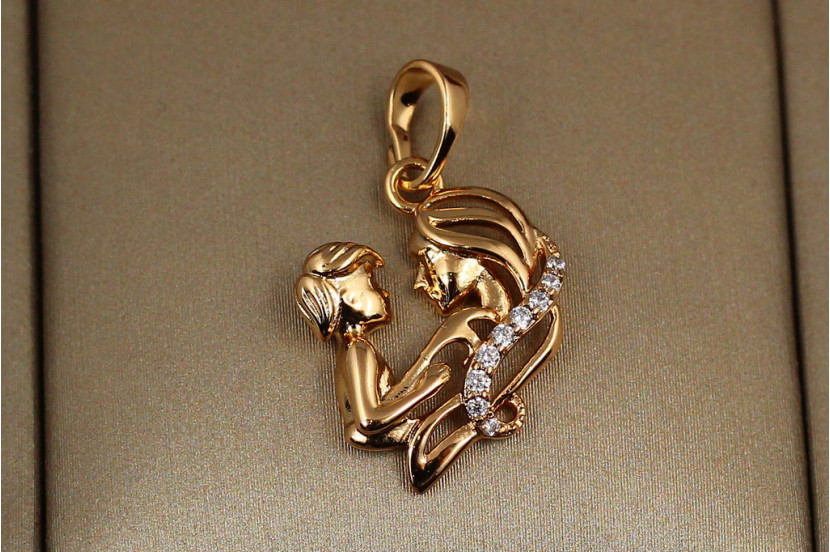 Кулон Xuping Jewelry синочки матері 1.8 см золотистий