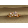 Кільце Xuping Jewelry галлей розсувне р 16+ золотисте