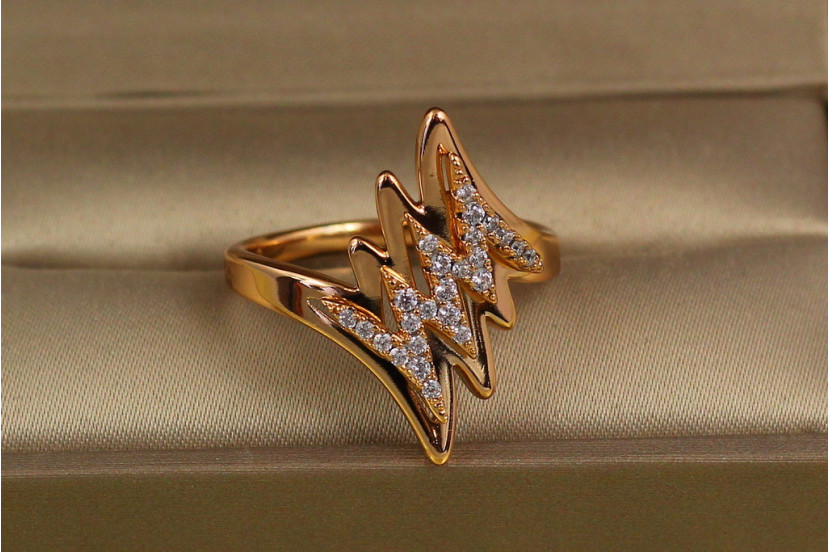 Кільце Xuping Jewelry гроза р 19 золотисте