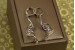 Сережки Xuping Jewelry підвіски завитки 4.5 см сріблясті