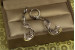 Сережки Xuping Jewelry підвіски завитки 4.5 см сріблясті