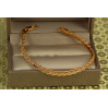 Браслет Xuping Jewelry косичка 17 см 4 мм золотистий