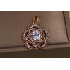 Кулон Xuping Jewelry Чакра з чорнуванням 2 см золотистий