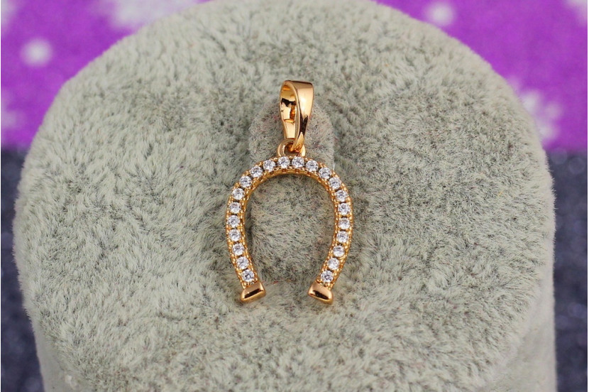 Кулон Xuping Jewelry підкова 1,5 см золотистий