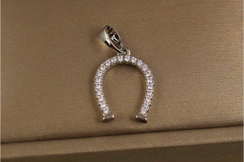 Кулон Xuping Jewelry підкова 1,5 см сріблястий