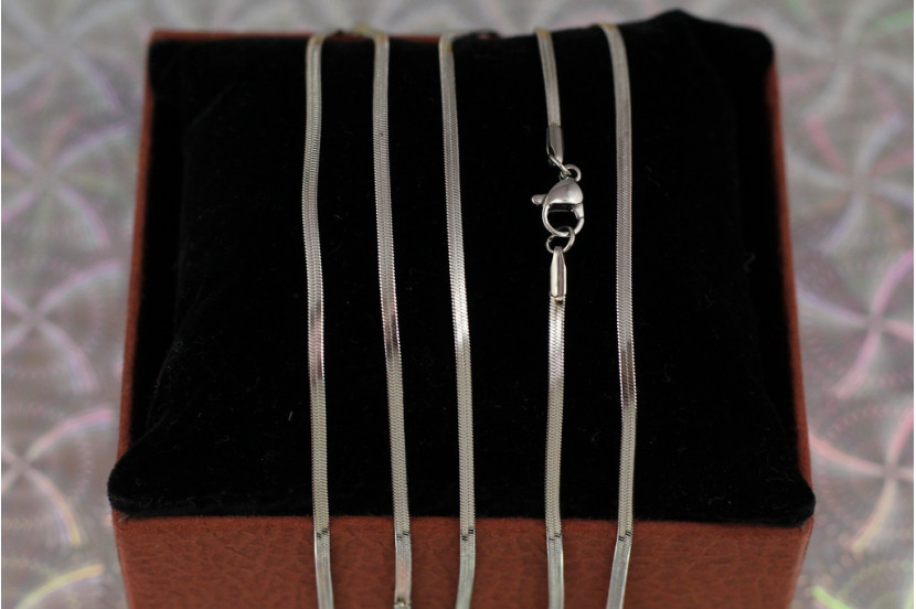 Ланцюг Xuping Jewelry Снейк 45 см 1.5 мм сріблястий
