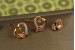 Сережки гвоздики Xuping Jewelry сердечко з нескінченністю 9 мм золотисті