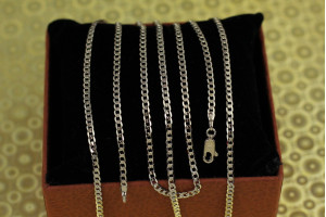 Цепь Xuping Jewelry панцирний 45 см 2 мм сріблястий