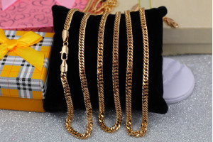 Цегла Xuping Jewelry кобра 60 см 3 мм золота
